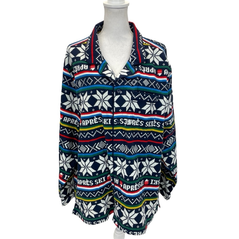 NWOT Hanna Andersson Après Ski PJ Sleep Shirt XXL